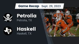 Recap: Petrolia  vs. Haskell  2023