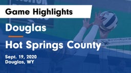 Douglas  vs Hot Springs County  Game Highlights - Sept. 19, 2020