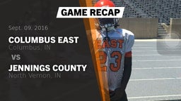 Recap: Columbus East  vs. Jennings County  2016