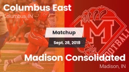 Matchup: Columbus East High vs. Madison Consolidated  2018