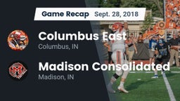 Recap: Columbus East  vs. Madison Consolidated  2018