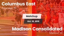 Matchup: Columbus East High vs. Madison Consolidated  2019