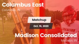 Matchup: Columbus East High vs. Madison Consolidated  2020