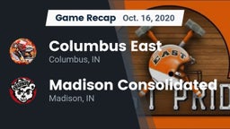 Recap: Columbus East  vs. Madison Consolidated  2020