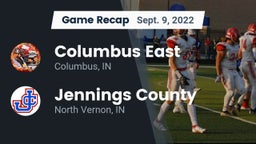 Recap: Columbus East  vs. Jennings County  2022