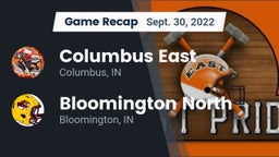 Recap: Columbus East  vs. Bloomington North  2022