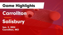 Carrollton  vs Salisbury  Game Highlights - Jan. 2, 2024