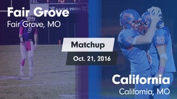 Matchup: Fair Grove High vs. California  2016