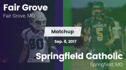 Matchup: Fair Grove High vs. Springfield Catholic  2017