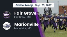 Recap: Fair Grove  vs. Marionville  2017