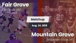 Matchup: Fair Grove High vs. Mountain Grove  2018