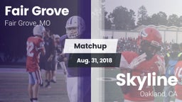 Matchup: Fair Grove High vs. Skyline  2018