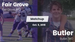 Matchup: Fair Grove High vs. Butler  2018