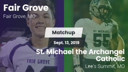 Matchup: Fair Grove High vs. St. Michael the Archangel Catholic  2019