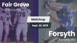 Matchup: Fair Grove High vs. Forsyth  2019