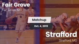 Matchup: Fair Grove High vs. Strafford  2019