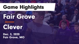 Fair Grove  vs Clever  Game Highlights - Dec. 3, 2020