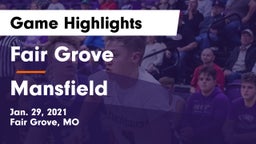 Fair Grove  vs Mansfield  Game Highlights - Jan. 29, 2021