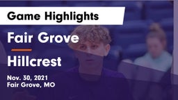 Fair Grove  vs Hillcrest  Game Highlights - Nov. 30, 2021
