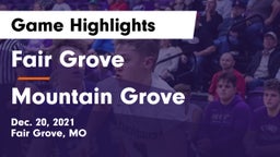 Fair Grove  vs Mountain Grove  Game Highlights - Dec. 20, 2021