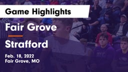 Fair Grove  vs Strafford  Game Highlights - Feb. 18, 2022