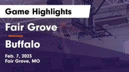 Fair Grove  vs Buffalo  Game Highlights - Feb. 7, 2023