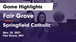 Fair Grove  vs Springfield Catholic  Game Highlights - Nov. 29, 2021