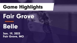 Fair Grove  vs Belle  Game Highlights - Jan. 19, 2023