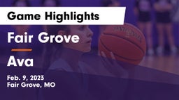 Fair Grove  vs Ava Game Highlights - Feb. 9, 2023