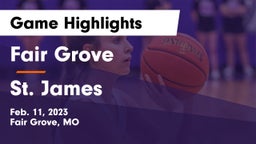 Fair Grove  vs St. James  Game Highlights - Feb. 11, 2023