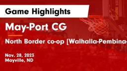 May-Port CG  vs North Border co-op [Walhalla-Pembina-Neche]  Game Highlights - Nov. 28, 2023
