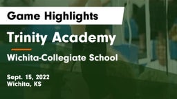 Trinity Academy  vs Wichita-Collegiate School  Game Highlights - Sept. 15, 2022