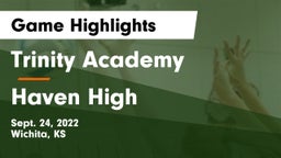 Trinity Academy  vs Haven High Game Highlights - Sept. 24, 2022