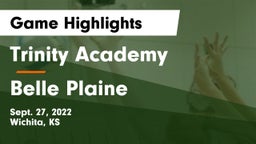Trinity Academy  vs Belle Plaine  Game Highlights - Sept. 27, 2022