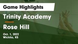 Trinity Academy  vs Rose Hill  Game Highlights - Oct. 1, 2022