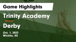 Trinity Academy  vs Derby  Game Highlights - Oct. 1, 2022