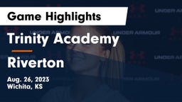 Trinity Academy  vs Riverton  Game Highlights - Aug. 26, 2023