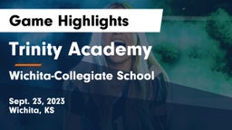 Trinity Academy  vs Wichita-Collegiate School  Game Highlights - Sept. 23, 2023