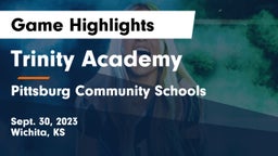 Trinity Academy  vs Pittsburg Community Schools Game Highlights - Sept. 30, 2023