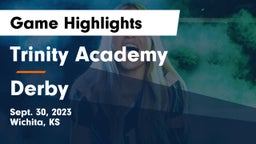 Trinity Academy  vs Derby  Game Highlights - Sept. 30, 2023