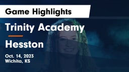 Trinity Academy  vs Hesston Game Highlights - Oct. 14, 2023