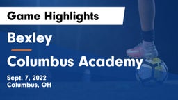 Bexley  vs Columbus Academy  Game Highlights - Sept. 7, 2022