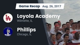 Recap: Loyola Academy  vs. Phillips  2017
