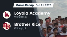 Recap: Loyola Academy  vs. Brother Rice  2017
