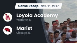 Recap: Loyola Academy  vs. Marist  2017