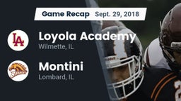 Recap: Loyola Academy  vs. Montini  2018