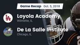 Recap: Loyola Academy  vs. De La Salle Institute 2018