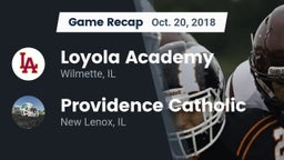 Recap: Loyola Academy  vs. Providence Catholic  2018