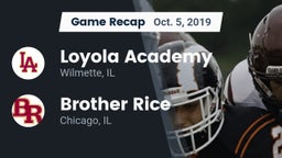 Recap: Loyola Academy  vs. Brother Rice  2019