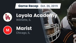 Recap: Loyola Academy  vs. Marist  2019